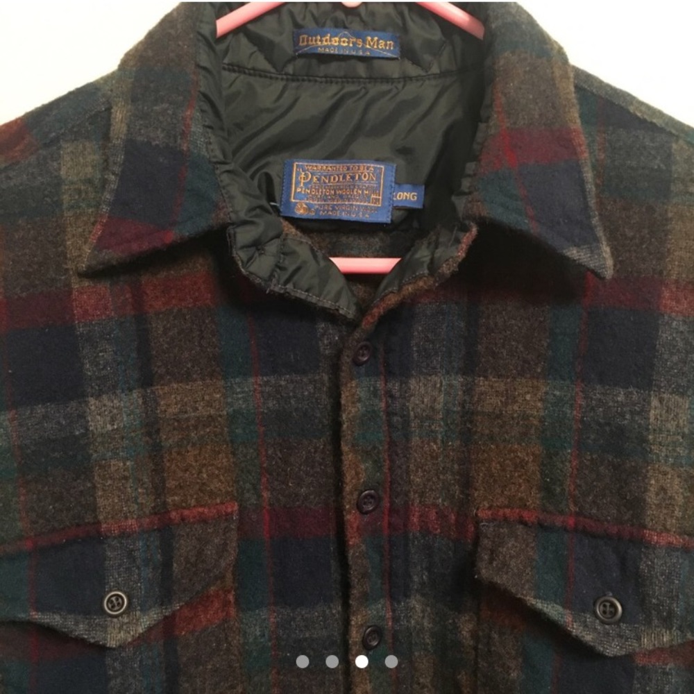 Vintage 100% virgin wool Pendleton shirt!